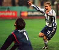 Sergei becoming an INSTANT hits with the Spurs fans by scoring a penalty against Arsenal!